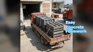 Lightweight Steel Formwork for Easy Concrete Pouring