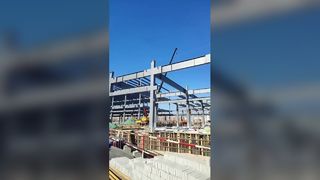 Edificio modulare in acciaio commerciale industriale veloce